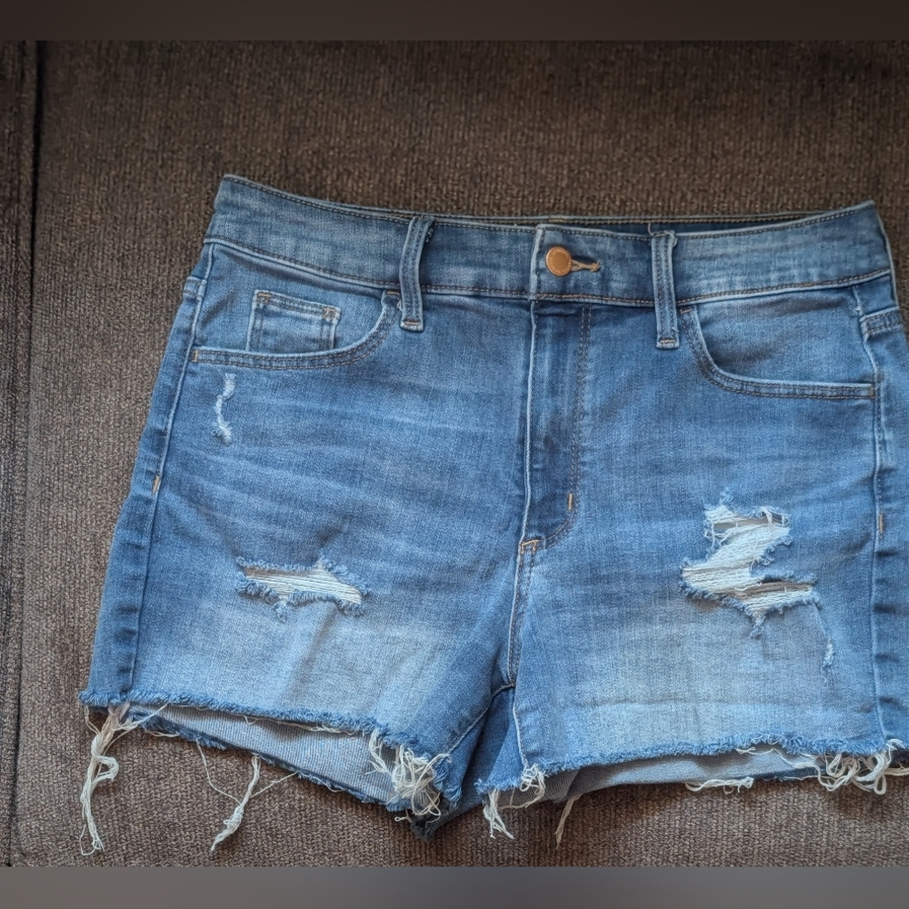 Denim Distressed Women's Shorts